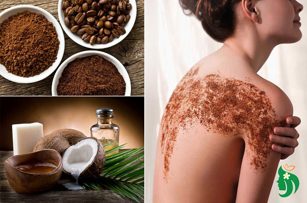 Cách tẩy tế bào chết tại nhà bằng bã cà phê và dầu dừa
