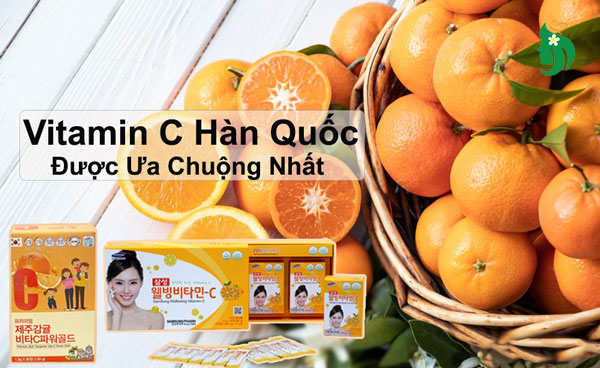 Top các sản phẩm vitamin C Hàn Quốc được ưa chuộng