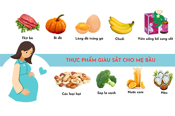 Top 10 thực phẩm giàu sắt cho bà bầu: mẹ khỏe, con thông minh