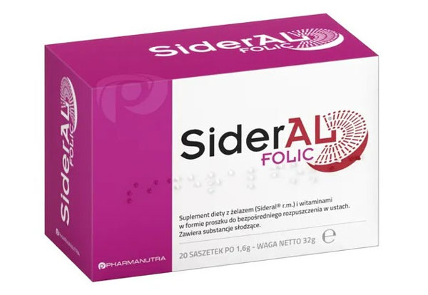 Thuốc SiderAL Folic bổ sung sắt và acid folic