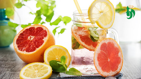 Detox Bưởi – Cam – Hương thảo giúp giảm cân nhanh