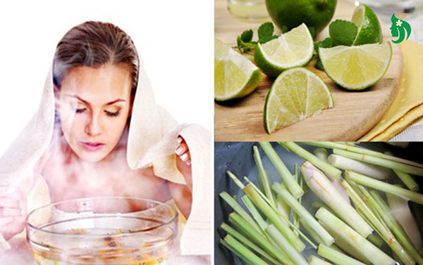 Xông mặt bằng sả và chanh